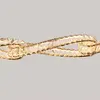 Pendente Led Cristal Lezie Ori C/115Cm 68W 3000K Ouro Brilho Nordecor
