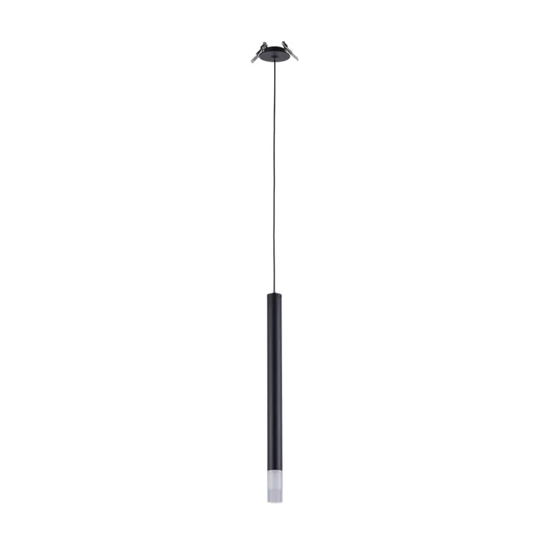 Pendente Led Embutir Lana 35Cm 3W 3000K PretoNordecor