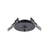 Pendente Led Embutir Lana 35Cm 3W 3000K PretoNordecor