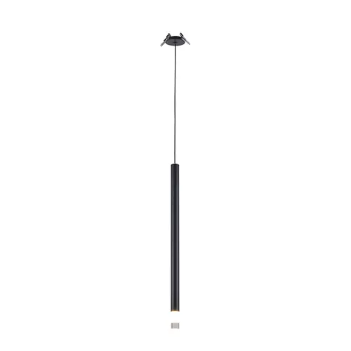 Pendente Led Embutir Lana 50Cm 3W 3000K Preto Nordecor