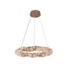 Pendente Led Kazy 53Cm 24W 3000K Ouro Brilho Nordecor