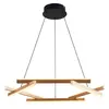 Pendente Led Wida 66Cm 45W 3000K Ouro Champagne 2788 Nordecor