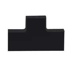 T Preto Para Canaleta Plastica Force line*