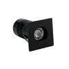 Mini Spot Led Auko Embutir Quadrado 1W Irc90 3000K Preto Nordecor