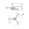 Plafon Satelite Ø660X510X505Mm 3xG9 Pt Pt Cr Usina