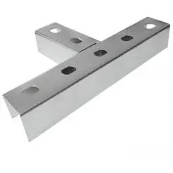 Emenda Interna Tipo T P/ Perfilado 38X38mm Galvanizado Fogo Perfil Lider