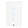 Interruptor Inteligente Smart Home 3 Teclas Touch Wi-Fi + Rf 4X2 Branco Weg Home