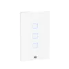 Interruptor Inteligente Smart Home 3 Teclas Touch Wi-Fi + Rf 4X2 Branco Weg Home