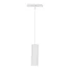 Pendente LED Mag 2700K 6W 48V 11,5xØ5cm Branco Gaya