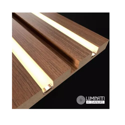 Perfil De Embutir Mobiliario Sem Fita 10X10Mm 1M Luminatti