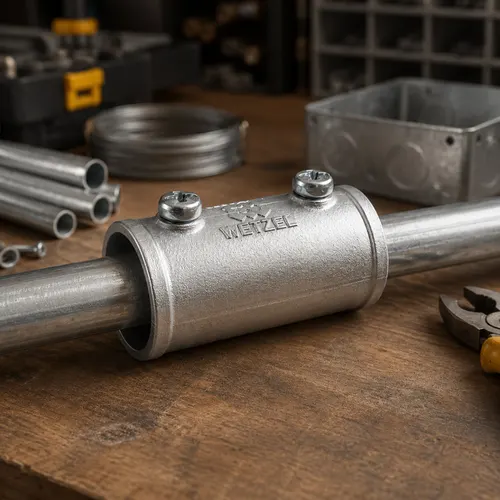 Luva Unidut Reto Aluminio 1.1/2" s/Rosca Wetzel