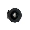 Mini Spot Led Ollo Redondo Embutir 1W 3000K Irc90 Preto Nordecor