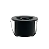 Mini Spot Led Ollo Redondo Embutir 1W 3000K Irc90 Preto Nordecor