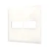 Placa 1+1 Posto 4X4 Branco Pial Plus + Legrand