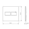 Placa 1+1 Posto 4X4 Branco Pial Plus + Legrand