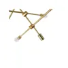 Pendente Atomus 6xE27 75x75cm Dourado Nordecor
