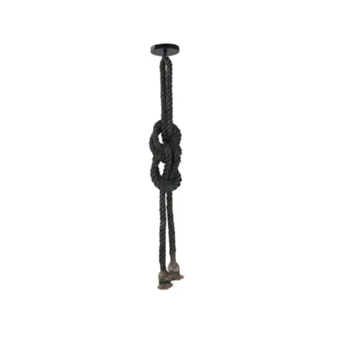 Pendente Corda 1,80m Chumbo 2xE27 2039 Nordecor