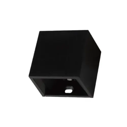 Mini Arandela Focus Preta Bivolt 3000K 2W Gaya