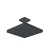 Plafon Home Com Haste 500X500X250Mm 6xG45 Pt Bt Usina