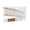Pendente Led Cristal Gulty 40/60/80Cm 98W 3000K 2899 Ouro Brilho Nordecor