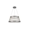 Pendente Led Beys Ø80Cm 70W 3000K Cinza/Dourado Nordecor