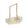Pendente Cristal Koine On 26X 80Cm 12*E14 Ouro Brilho Nordecor