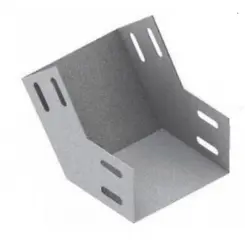 Curva Vertical Externa 45º Liso P/ Eletrocalha G-PZ 100X50X150mm Perfil Lider