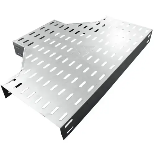Te Horizontal 90º Liso P/ Eletrocalha Sem Virola 100X100X150mm Perfil Lider