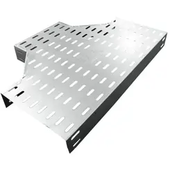 Te Horizontal 90º Liso P/ Eletrocalha Sem Virola 100X100X150mm Perfil Lider