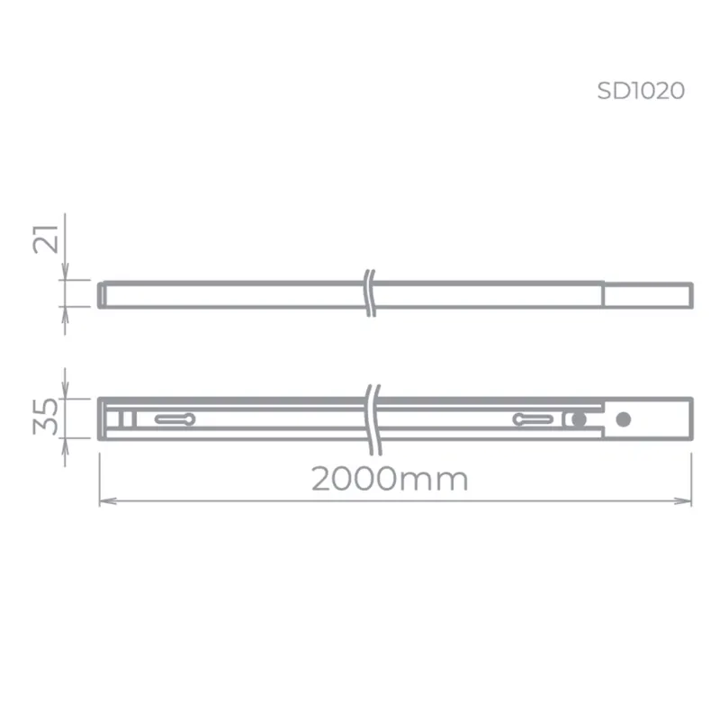 Trilho Eco 2M SD1020BR Stella