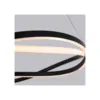 Pendente Led Euni Odi 60Cm 58W 3000K Preto Nordecor