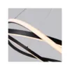 Pendente Led Euni Odi 60Cm 58W 3000K Preto Nordecor