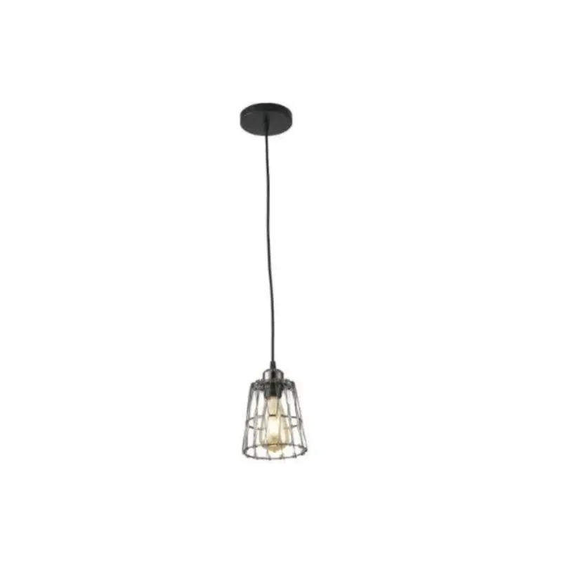 Pendente Aramado Ollin 25cm Preto Nordecor