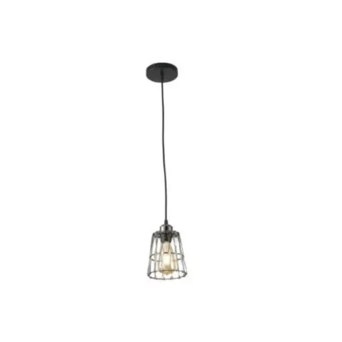 Pendente Aramado Ollin 25cm Preto Nordecor