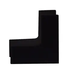 Cotovelo 90º Preto P/ Canaleta Force line*