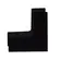 Cotovelo 90º Preto P/ Canaleta Force line*