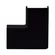Cotovelo 90º Preto P/ Canaleta Force line*