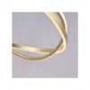 Pendente Led Euni Odi 80Cm 77W 3000K Dourado Fosco Nordecor