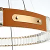 Pendente Led Cristal Gulty 40/60Cm 51W 3000K 2898 Ouro Brilho Nordecor