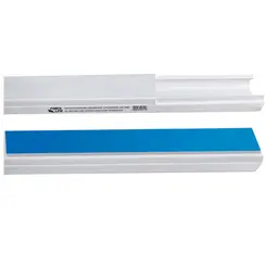 Canaleta Plastica 20X10X0,6MM 2M Com Adesivo Force line