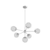 Pendente Bubbles 730X650Mm 6xG45 Bt Bt Cr Usina