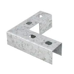 Emenda Interna Tipo L P/ Perfilado 38X38mm Perfil Lider