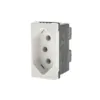 Modulo Tomada 2P+T 10A 250V B. Parafuso Branco Pial Plus Legrand