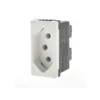 Modulo Tomada 2P+T 10A 250V B. Parafuso Branco Pial Plus Legrand