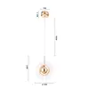 Pendente LED Goud 4W 3000K Dourado Nordecor