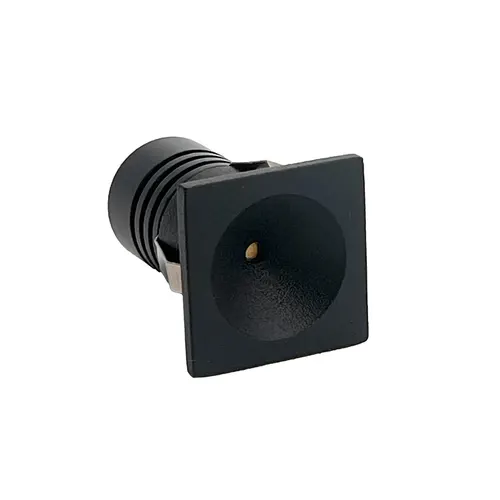 Mini Spot Led Auko Ono Quadrado Embutir 1W 3000K Irc90 Preto Nordecor