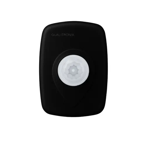Sensor de Presenca Interno 180° 6 Funçoes C/ Fotocelula Preto Qualitronix