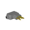 Plugue Macho 2P+T 10A 90° Cinza Pial Legrand