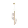 Pendente Led Ruban 1Mod. 9W 3000K Dourado Fosco Nordecor