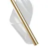 Pendente Led Ruban 1Mod. 9W 3000K Dourado Fosco Nordecor